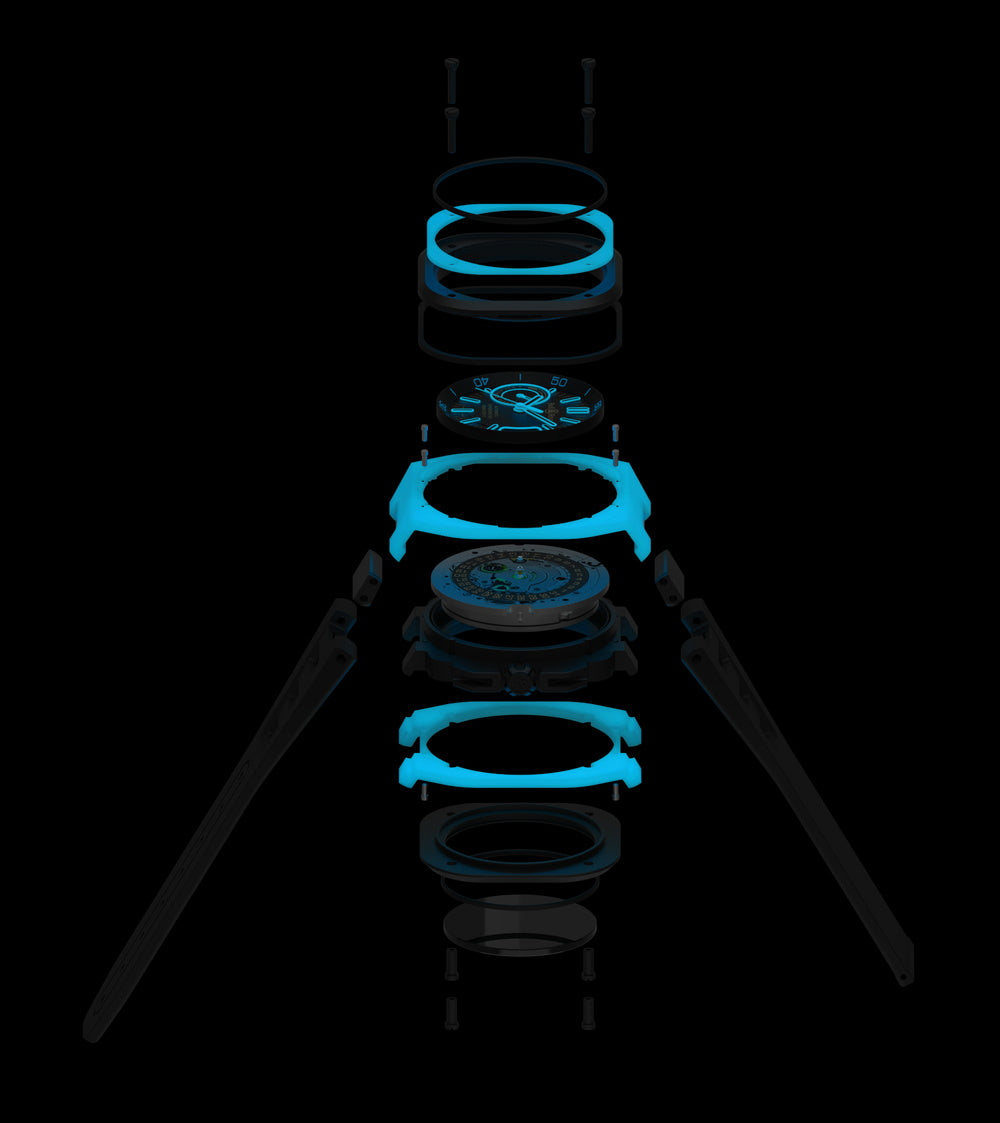 世界限定500本 BR-X5 BLUE LUM 自動巻き 41mm  BRX5R-BLUM-TC/SRB