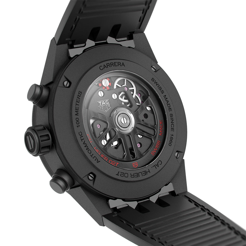 カレラ トゥールビヨン クロノグラフ 自動巻 45ｍｍ CAR5A90.FC6415