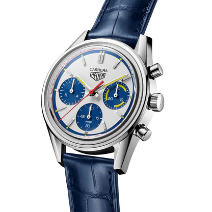 カレラ 160周年シルバーダイヤル リミテッドエディション クロノグラフ 自動巻 39ｍｍ CBK221C.FC6488