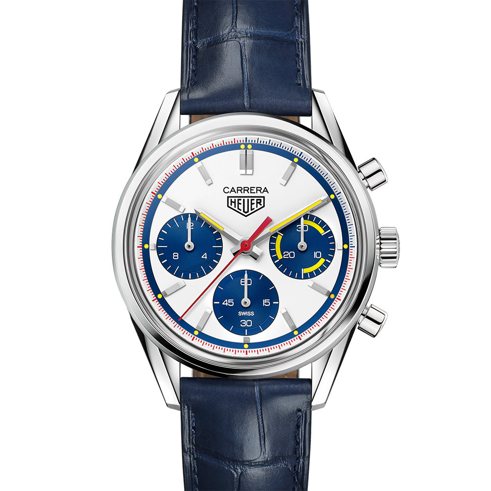 カレラ 160周年シルバーダイヤル リミテッドエディション クロノグラフ 自動巻 39ｍｍ CBK221C.FC6488