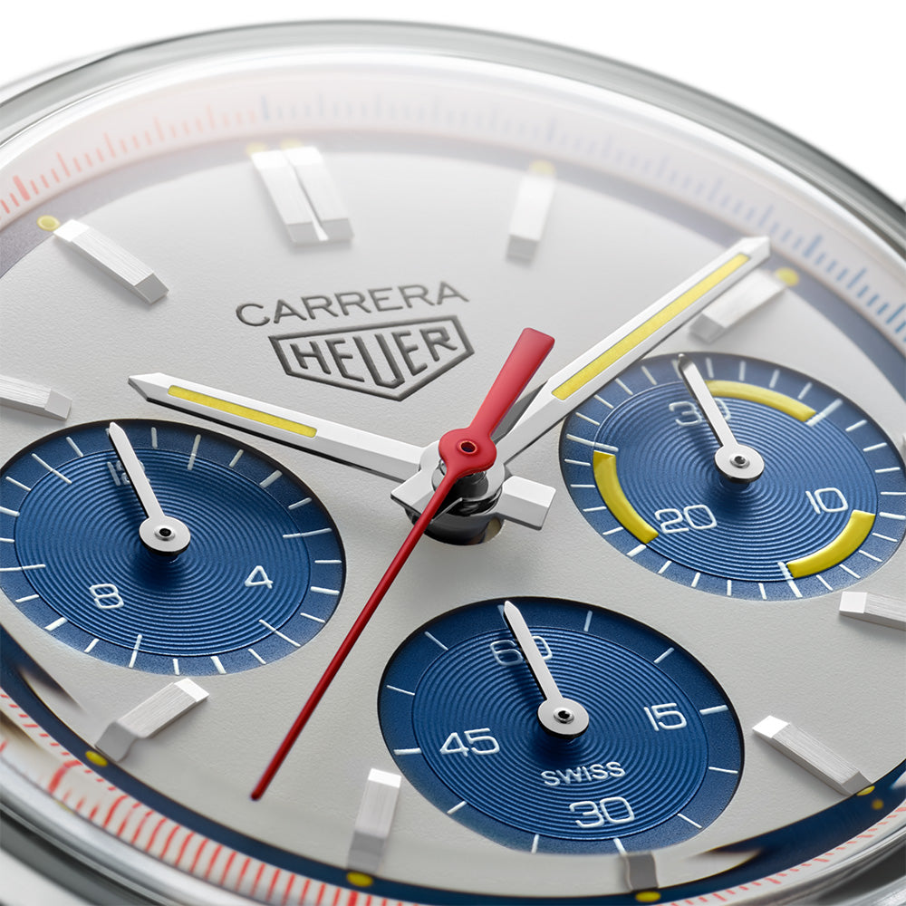 カレラ 160周年シルバーダイヤル リミテッドエディション クロノグラフ 自動巻 39ｍｍ CBK221C.FC6488