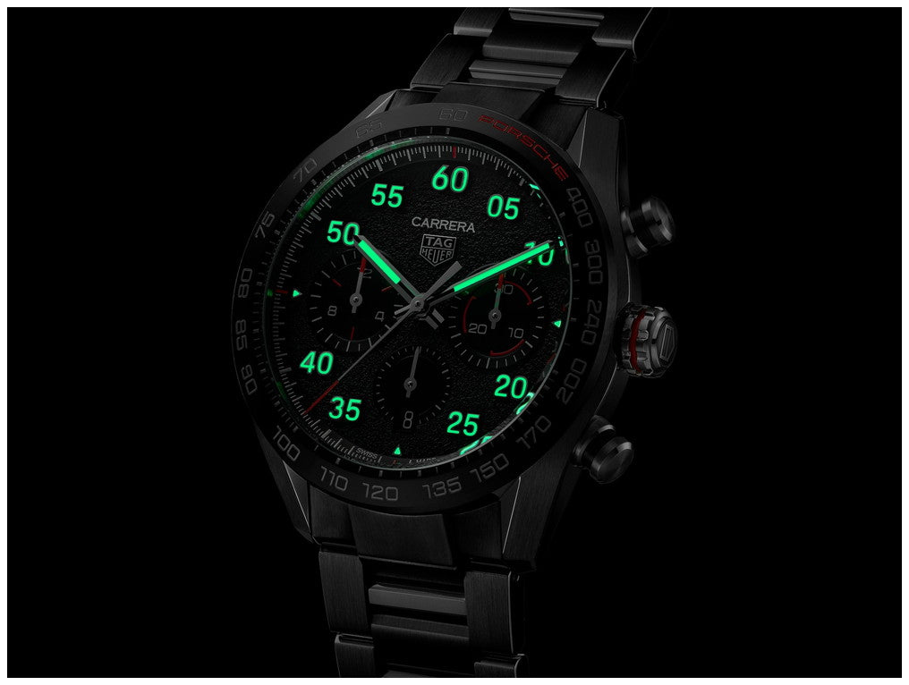 カレラ クロノグラフ × ポルシェ 自動巻 CBN2A1F.BA0643