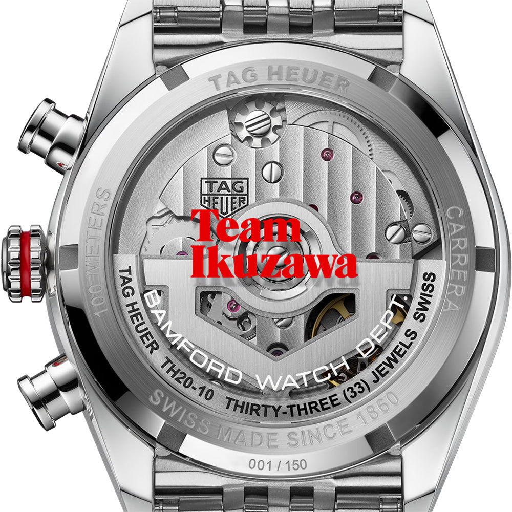世界限定150本 カレラ クロノグラフ × チーム イクザワ リミテッドエディション 自動巻 CBS221M.EB0435
