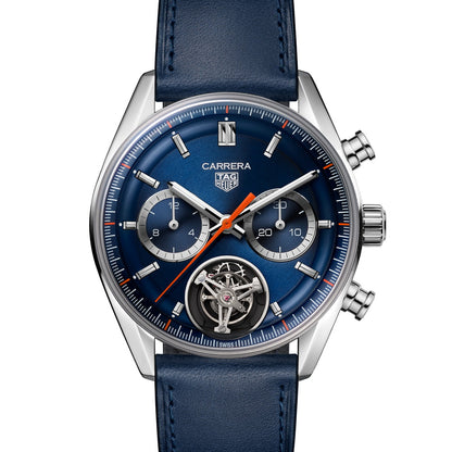 カレラ トゥールビヨン クロノグラフ 自動巻 42mm CBS5010.FC6543