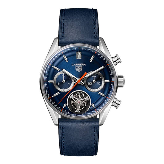 カレラ トゥールビヨン クロノグラフ 自動巻 42mm CBS5010.FC6543