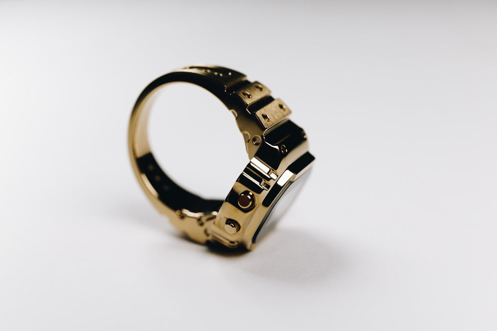 CASIO RING WATCH カシオ リングウォッチ クォーツ CRW-001G-9JR