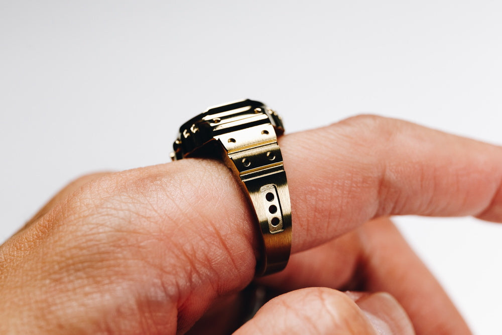 CASIO CRW-001G-9JR カシオ リングウォッチ リングウオッチ CASIO RING WATCH カシオ リングウオッチ ゴールド CRW-001G-9JR