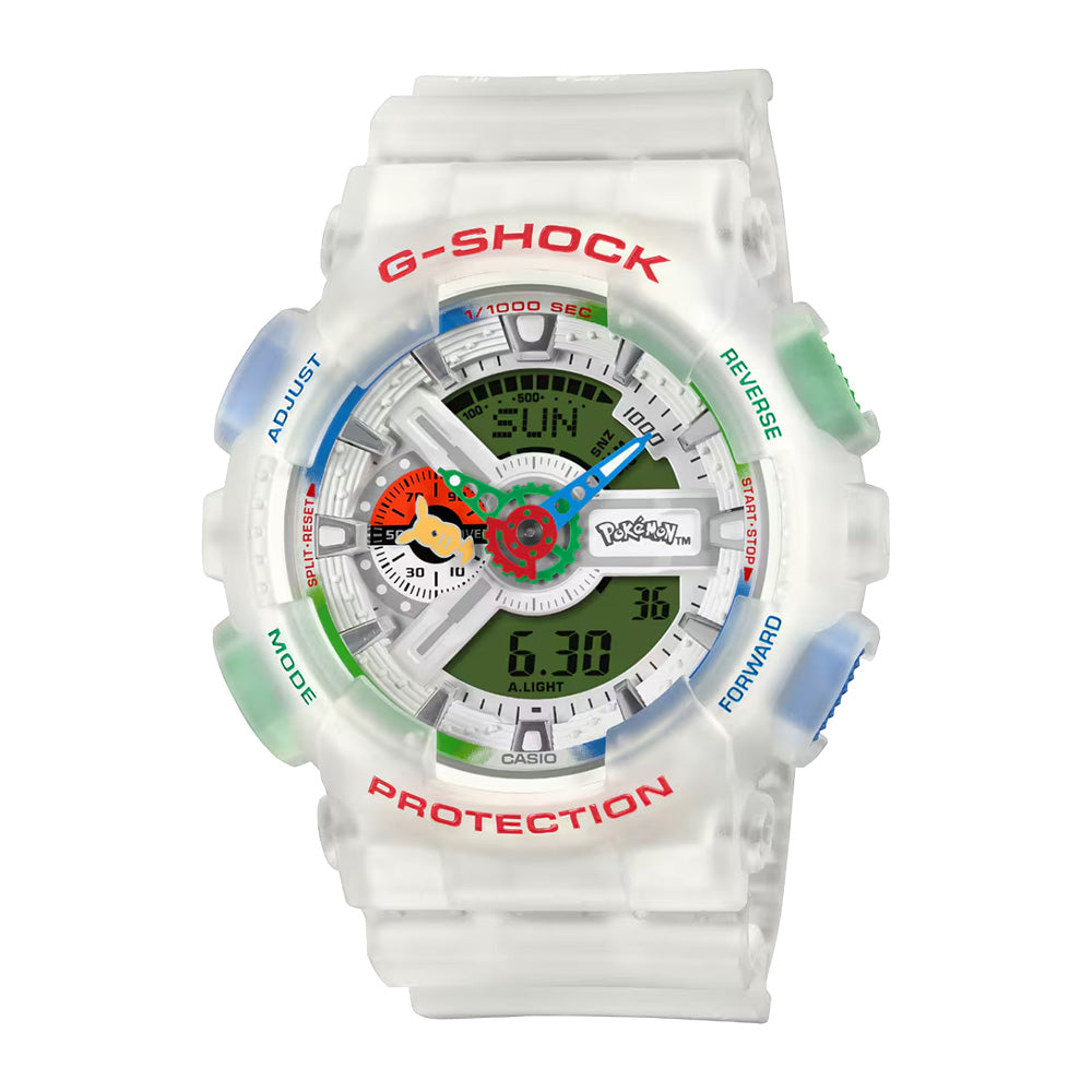 Pokémonコラボレーションモデル ANALOG-DIGITAL 110 SERIES クォーツ GA-110PKM-7AJR