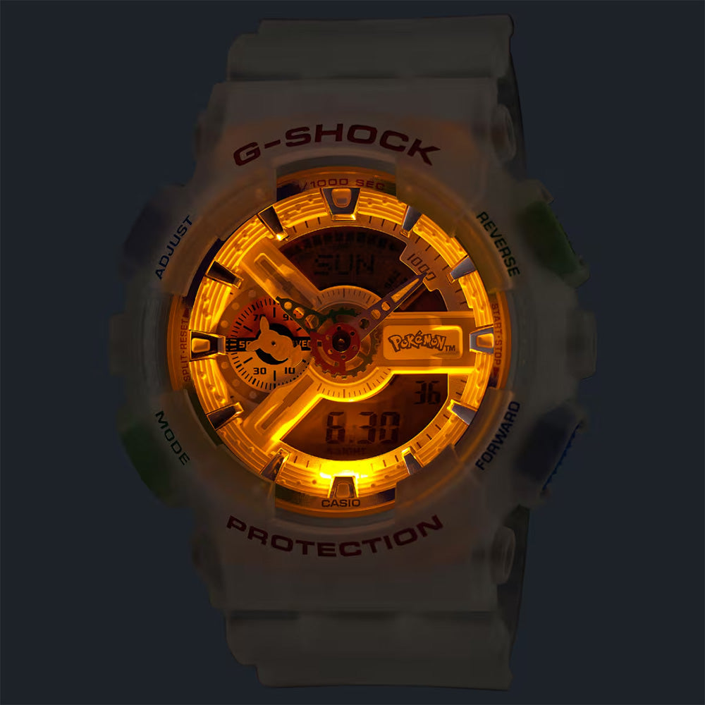 Pokémonコラボレーションモデル ANALOG-DIGITAL 110 SERIES クォーツ GA-110PKM-7AJR