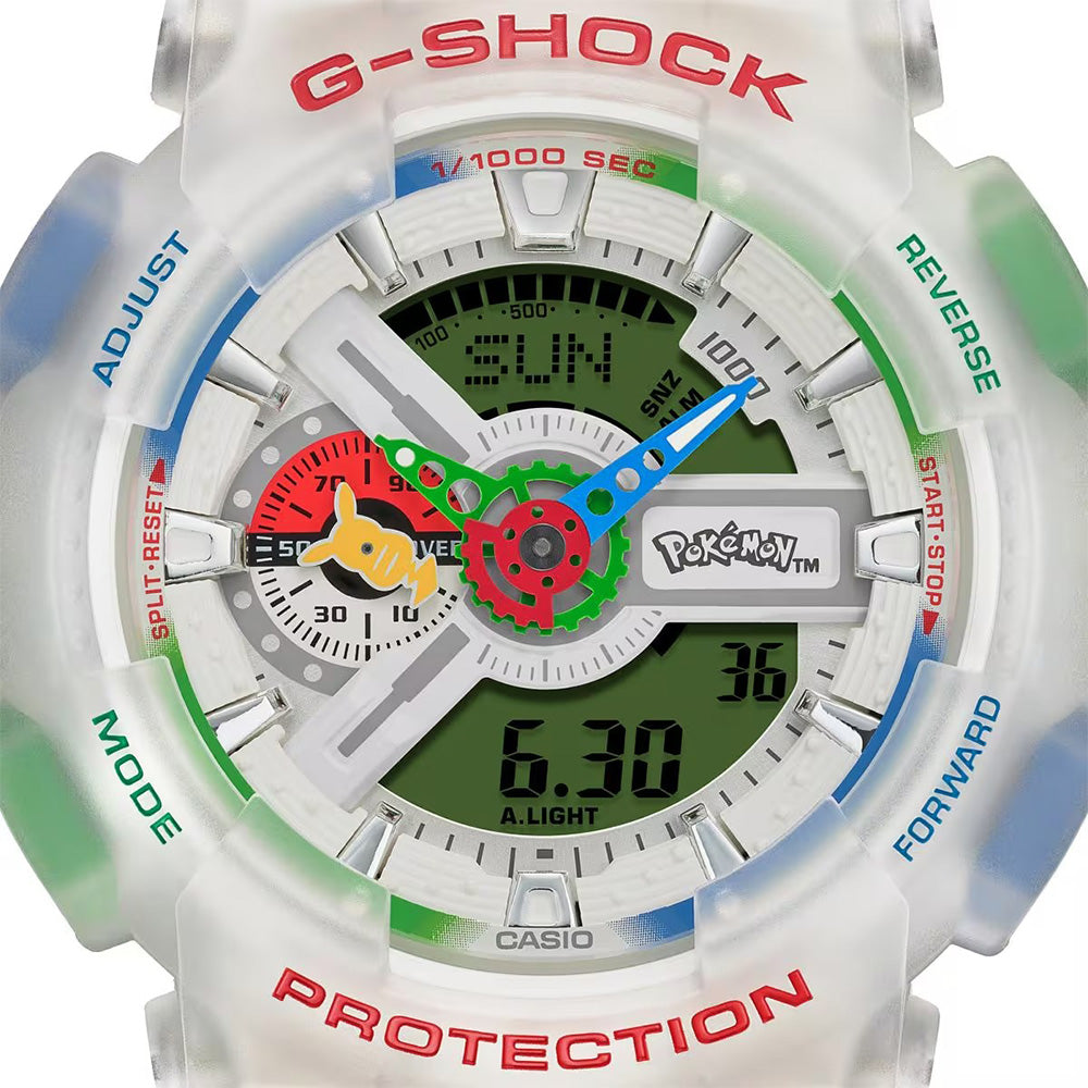 Pokémonコラボレーションモデル ANALOG-DIGITAL 110 SERIES クォーツ GA-110PKM-7AJR
