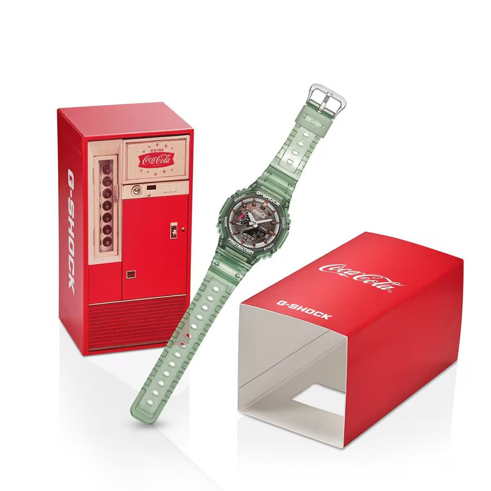 ジーショック Coca-Cola®コラボレーションモデル ANALOG-DIGITAL 2100