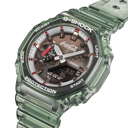 Coca-Cola®コラボレーションモデル  ANALOG-DIGITAL 2100 Series クォーツ GA-2100CC-3AJR