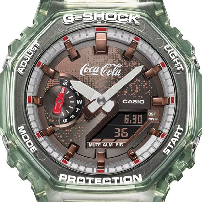 Coca-Cola®コラボレーションモデル  ANALOG-DIGITAL 2100 Series クォーツ GA-2100CC-3AJR