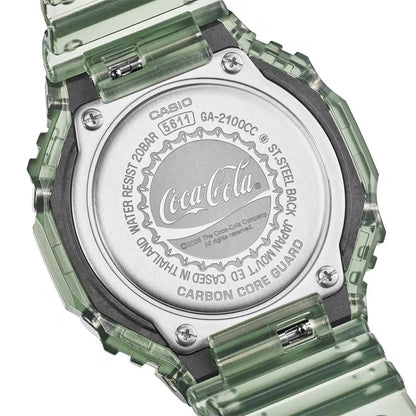 Coca-Cola®コラボレーションモデル  ANALOG-DIGITAL 2100 Series クォーツ GA-2100CC-3AJR