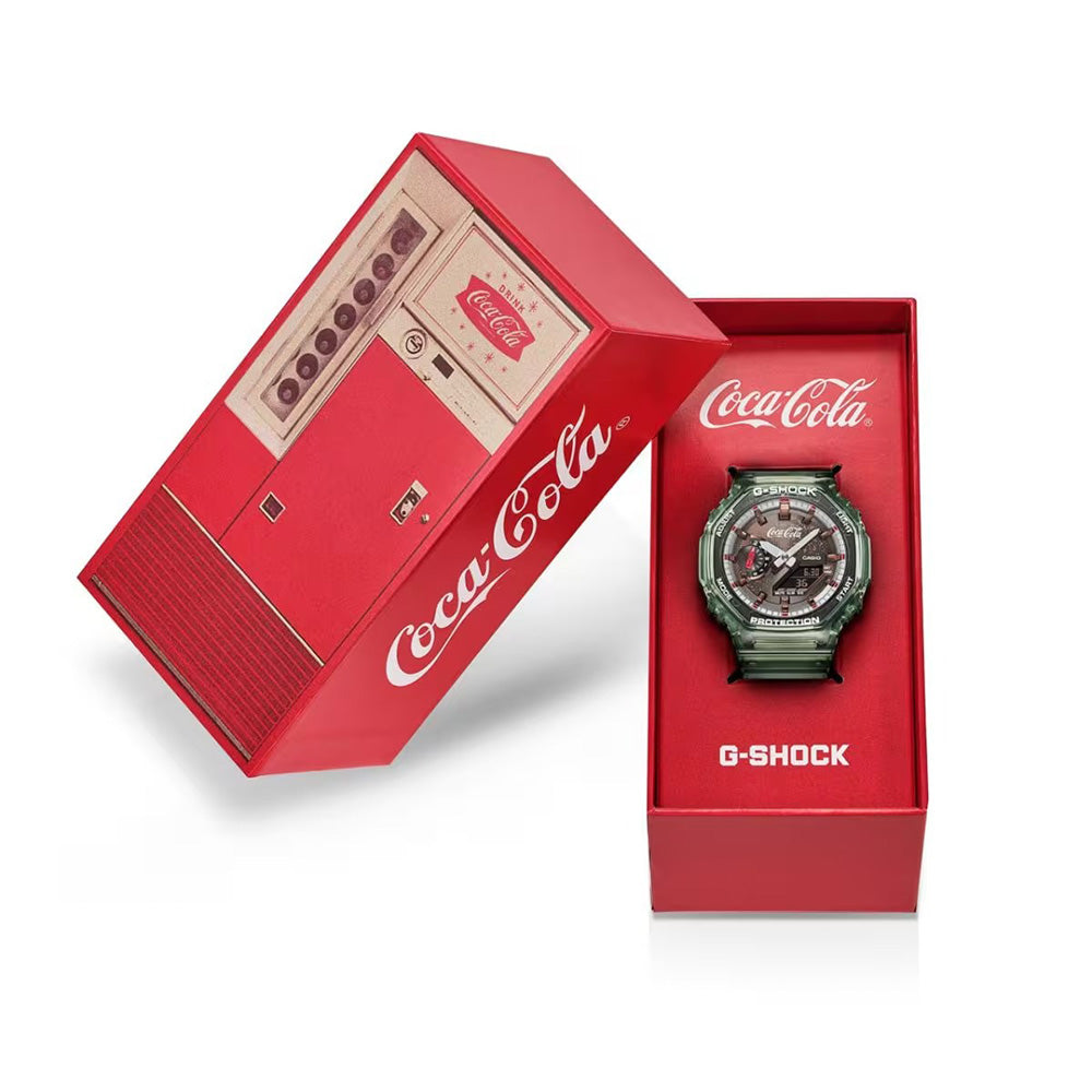 ジーショック Coca-Cola®コラボレーションモデル ANALOG-DIGITAL 2100