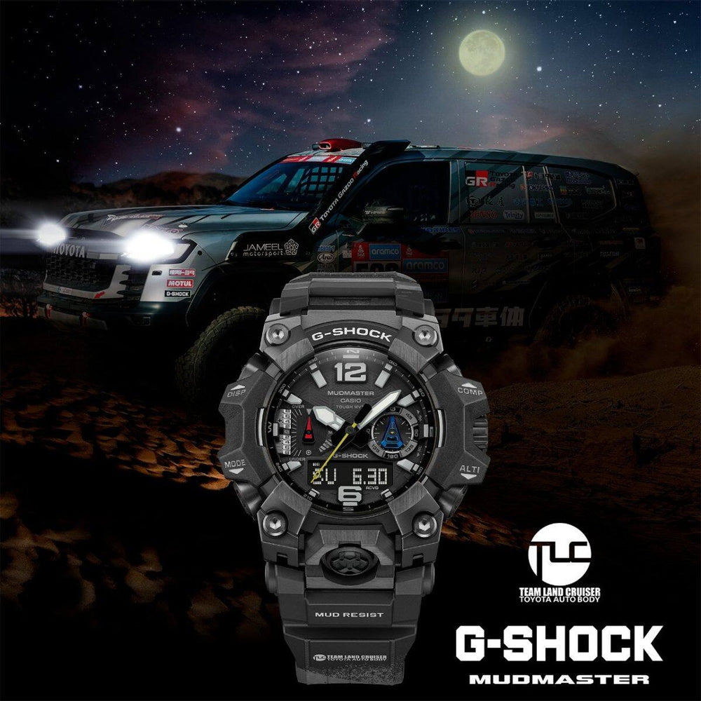 MASTER OF G - LAND MUDMASTER チームランドクルーザー・トヨタオートボデー CASIO WATCH Partner Shopモデル Bluetooth 電波ソーラー GWG-B1000TLC-1AJR