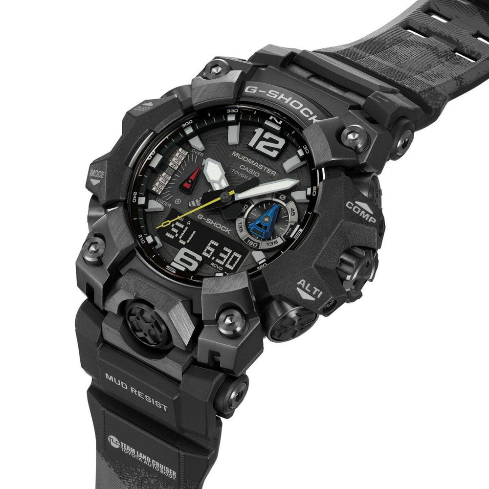 MASTER OF G - LAND MUDMASTER チームランドクルーザー・トヨタオートボデー CASIO WATCH Partner Shopモデル Bluetooth 電波ソーラー GWG-B1000TLC-1AJR