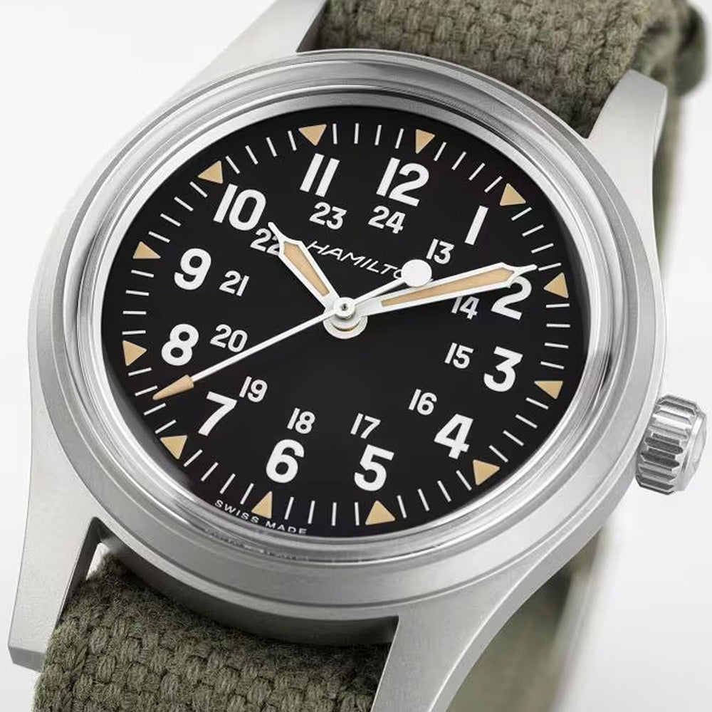 ハミルトン 世界限定1,000本 カーキ フィールド メカ 36mm ジャパン