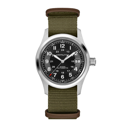 世界限定5,000本 ハミルトン×コール・オブ・デューティ®：ブラック・オプス7 スペシャルエディション カーキフィールド オート 自動巻き 38MM H70475930