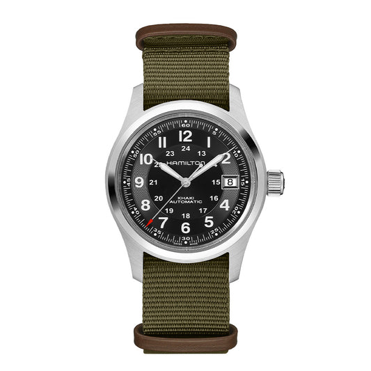 世界限定5,000本 ハミルトン×コール・オブ・デューティ®：ブラック・オプス7 スペシャルエディション カーキフィールド オート 自動巻き 38MM H70475930