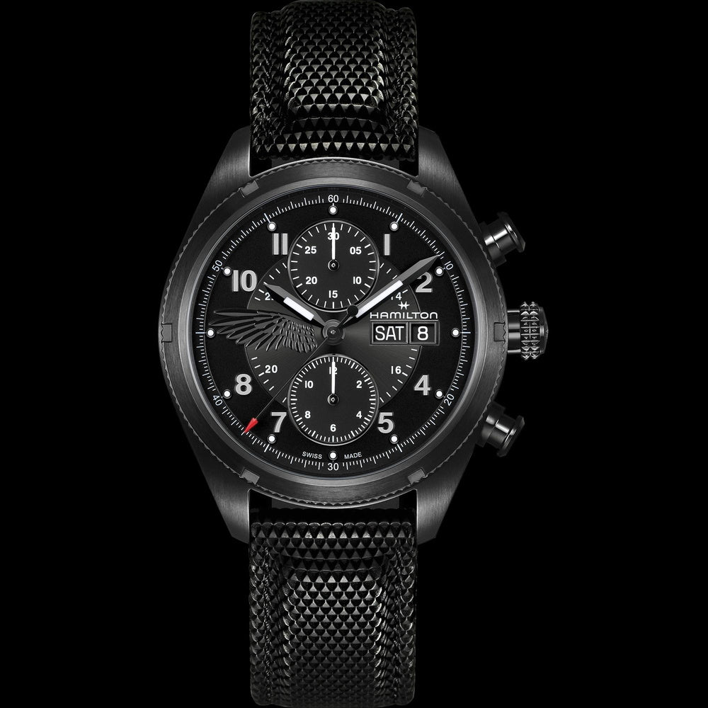 限定2,000本 カーキ フィールド オートクロノ バイオハザード レクイエム リミテッドエディション 自動巻き H71636331