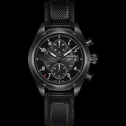 限定2,000本 カーキ フィールド オートクロノ バイオハザード レクイエム リミテッドエディション 自動巻き H71636331