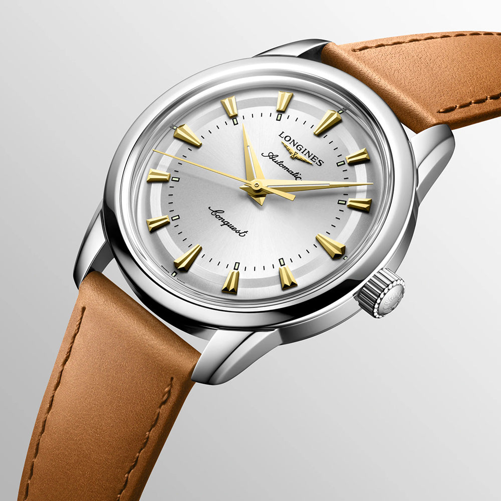 コンクエスト ヘリテージ 自動巻 38mm L1.649.4.72.2