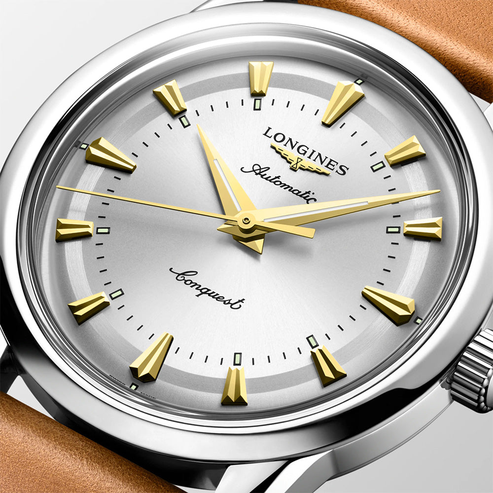 ロンジン コンクエスト ヘリテージ 自動巻 38mm L1.649.4.72.2