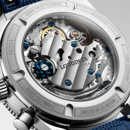 ロンジン スピリット パイロット フライバック 手巻き 39.5mm L3.721.4.93.9