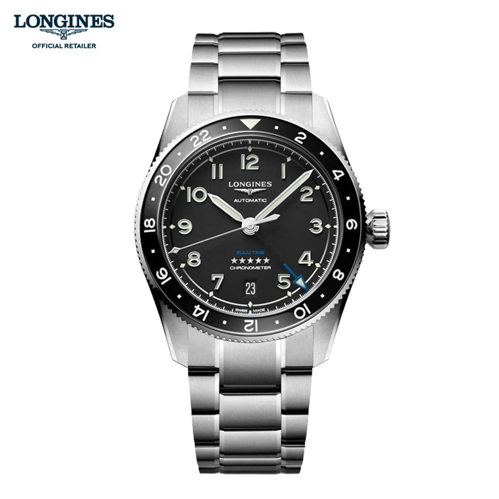 ロンジン スピリット ZULU TIME 自動巻 L3.802.4.53.6