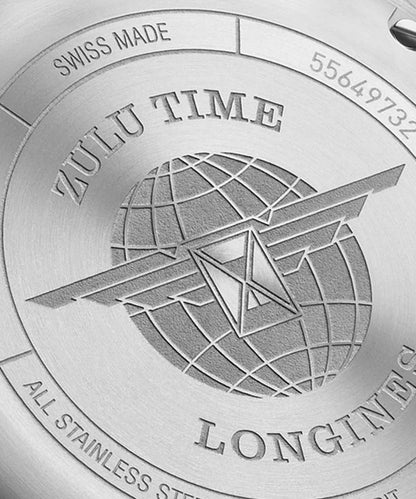 ロンジン スピリット ZULU TIME 自動巻 L3.802.4.53.6