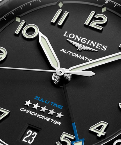 ロンジン スピリット ZULU TIME 自動巻 L3.802.4.53.6