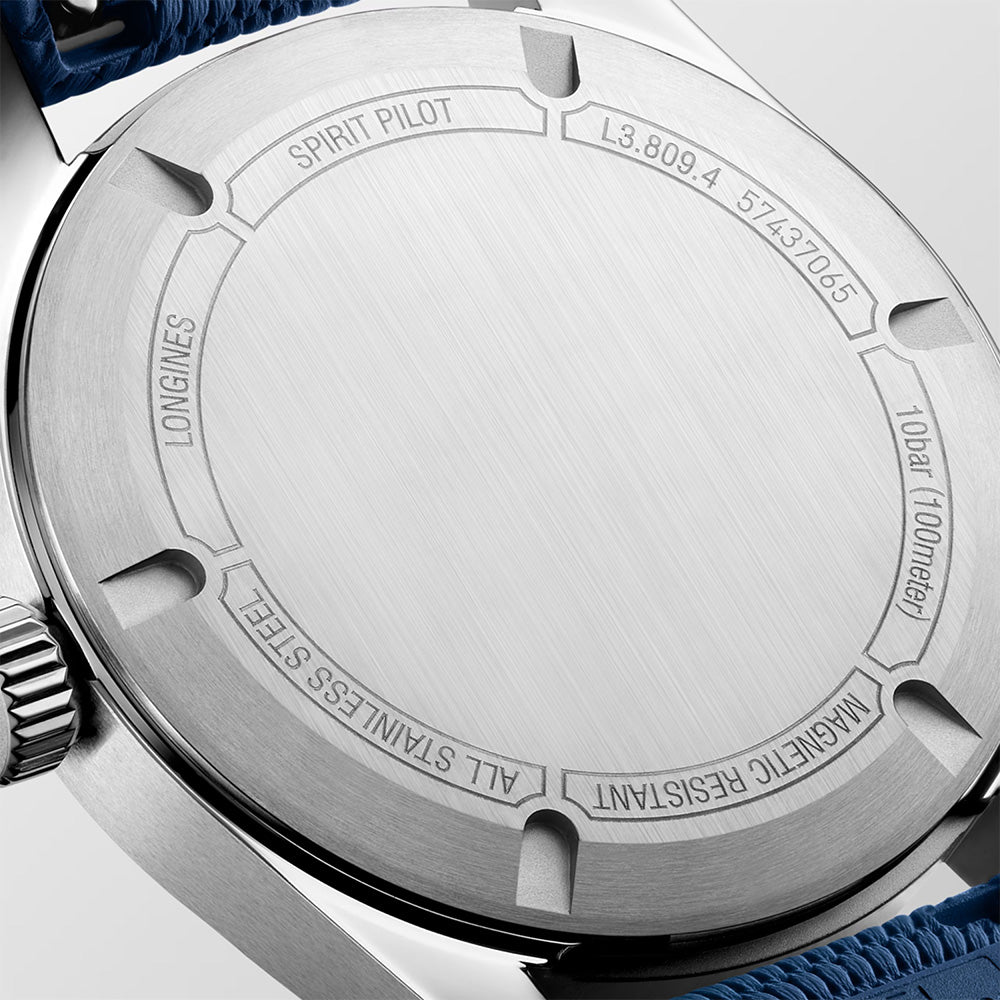 ロンジン スピリット パイロット 自動巻 39mm L3.809.4.93.9