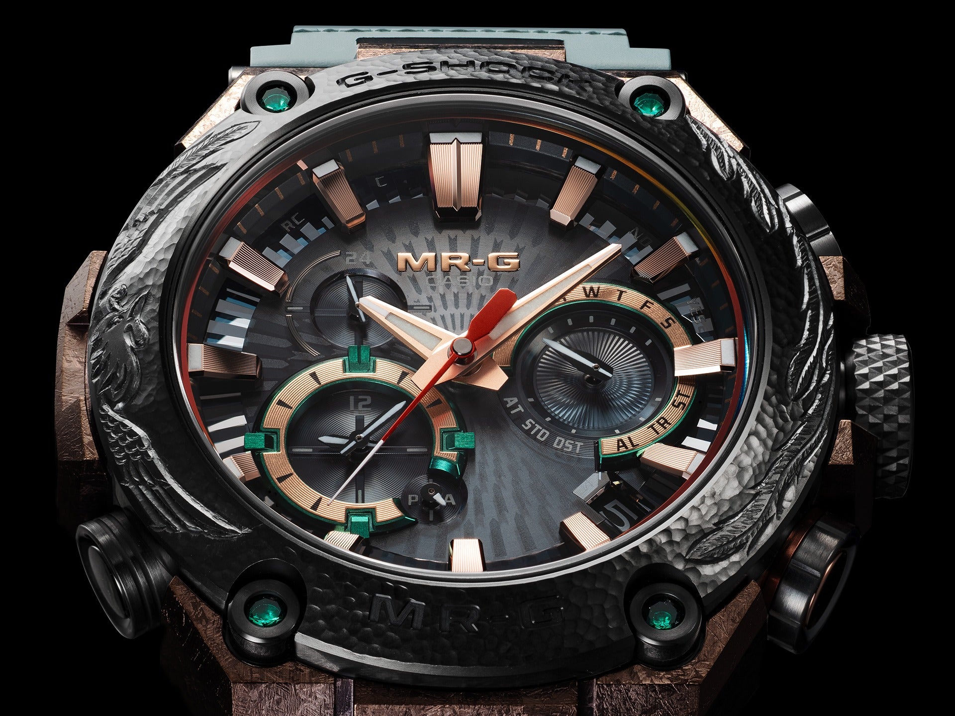 時計 G-SHOCK MRG-121TS-3A G-SHOCK 世界限定800本 MR-G 電波ソーラー Bluetooth搭載 鐵鐔