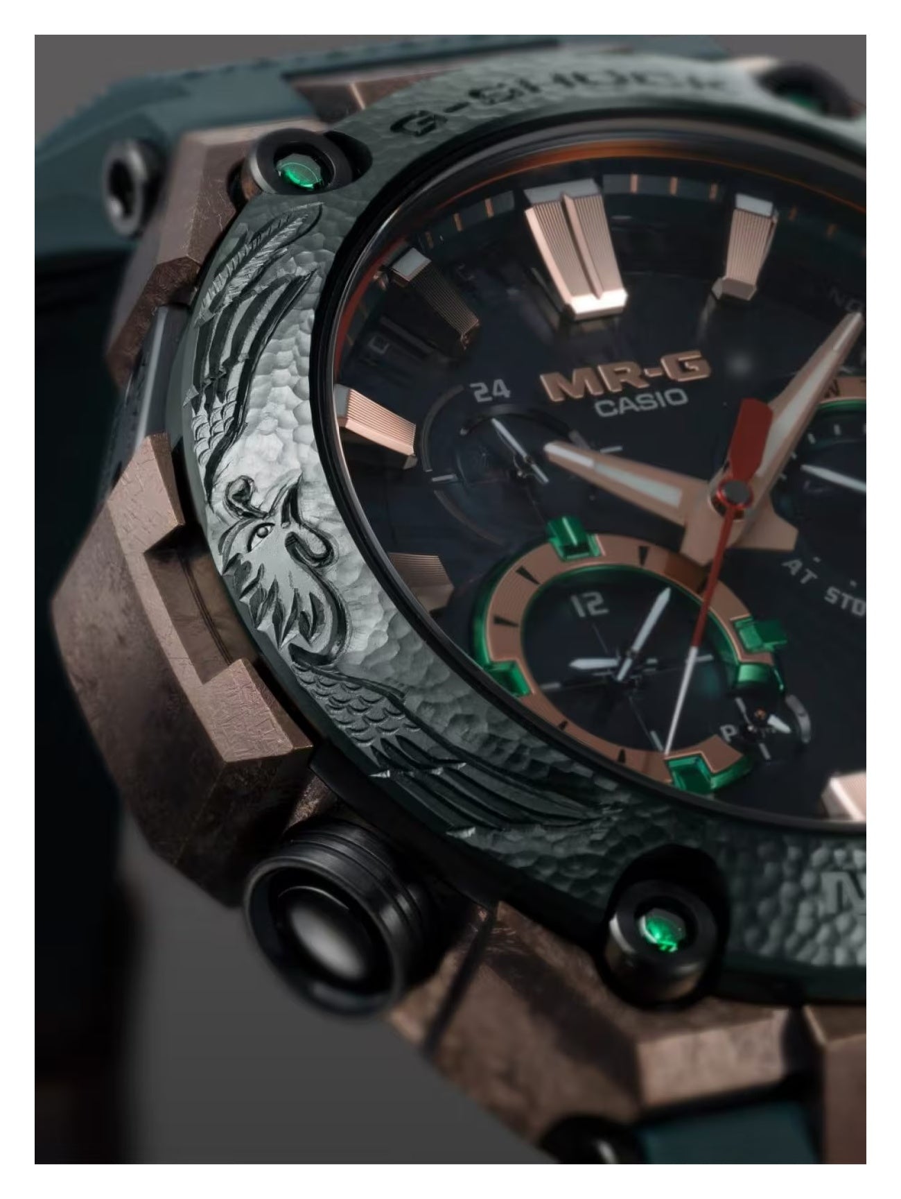 世界限定800本 MR-G 電波ソーラー Bluetooth搭載 鐵鐔（くろがねつば）MRG-B2000KT-3AJR