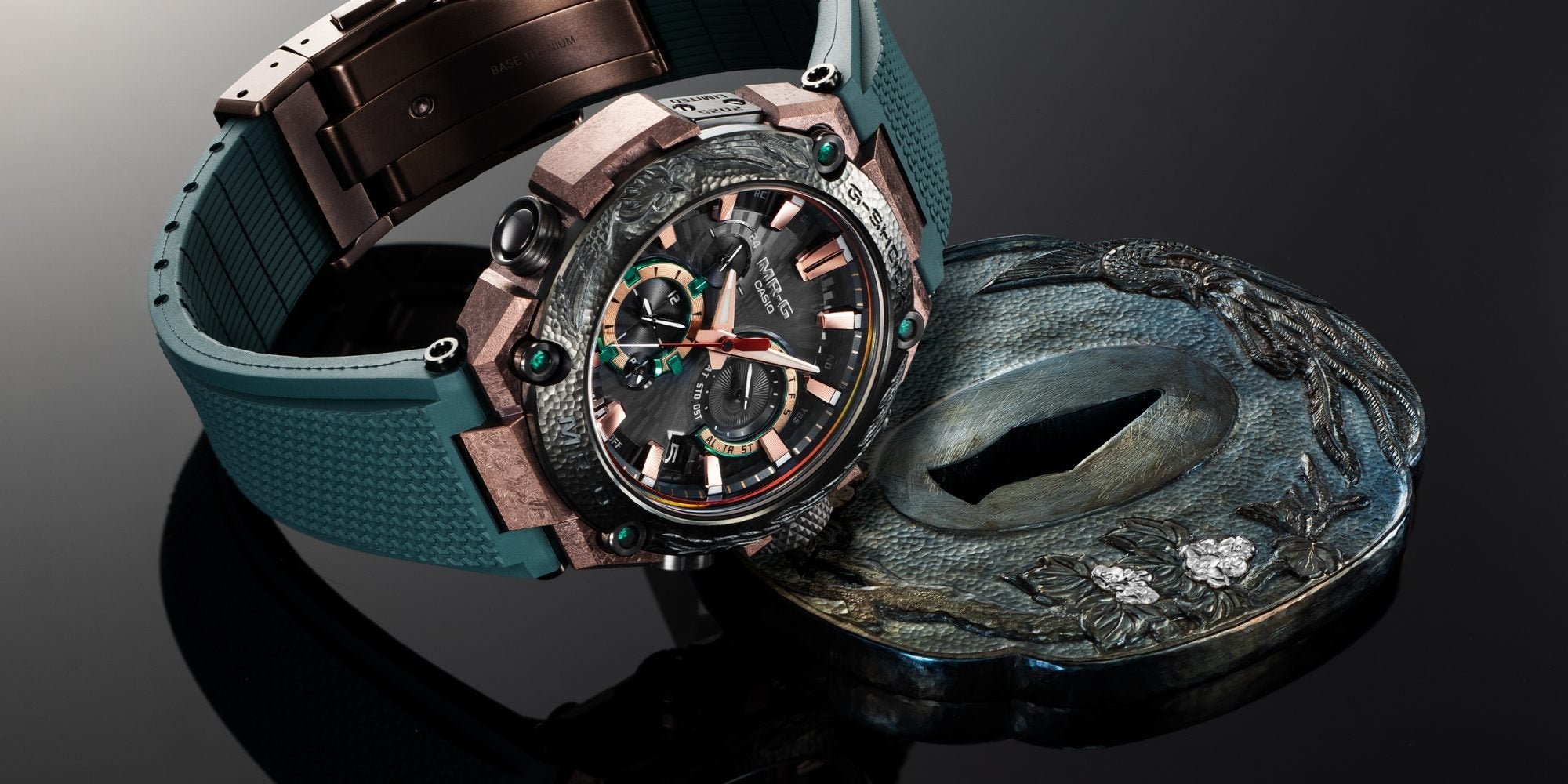 G-SHOCK 世界限定800本 MR-G 電波ソーラー Bluetooth搭載 鐵鐔