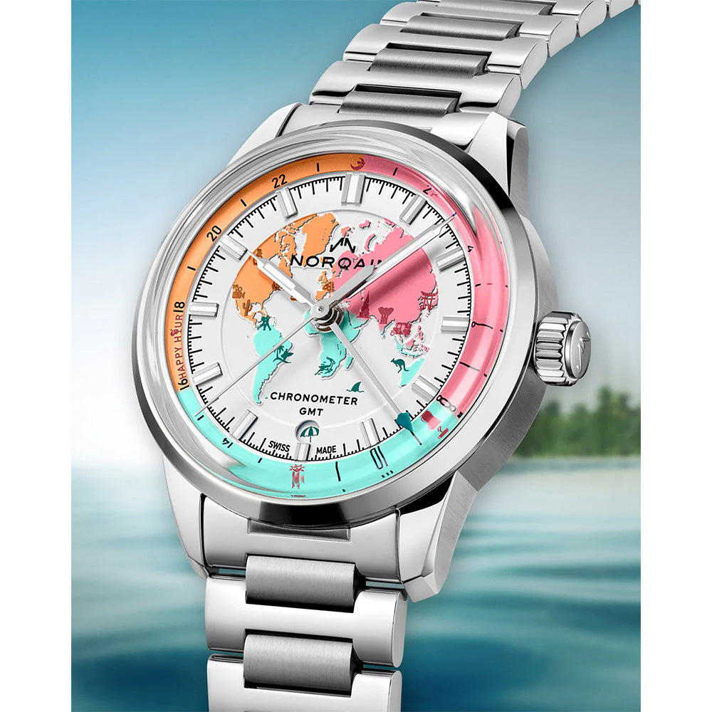 フリーダム GMT Enjoy Life "Holiday" Limited Edition 自動巻き 40mm N2100.22S02.W01.S01