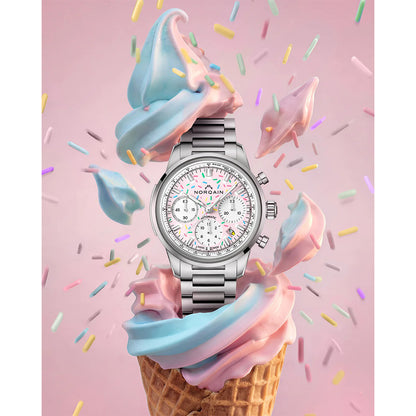 フリーダム クロノ Enjoy Life "Sprinkles" 自動巻き 40mm N2201.19S04.K01