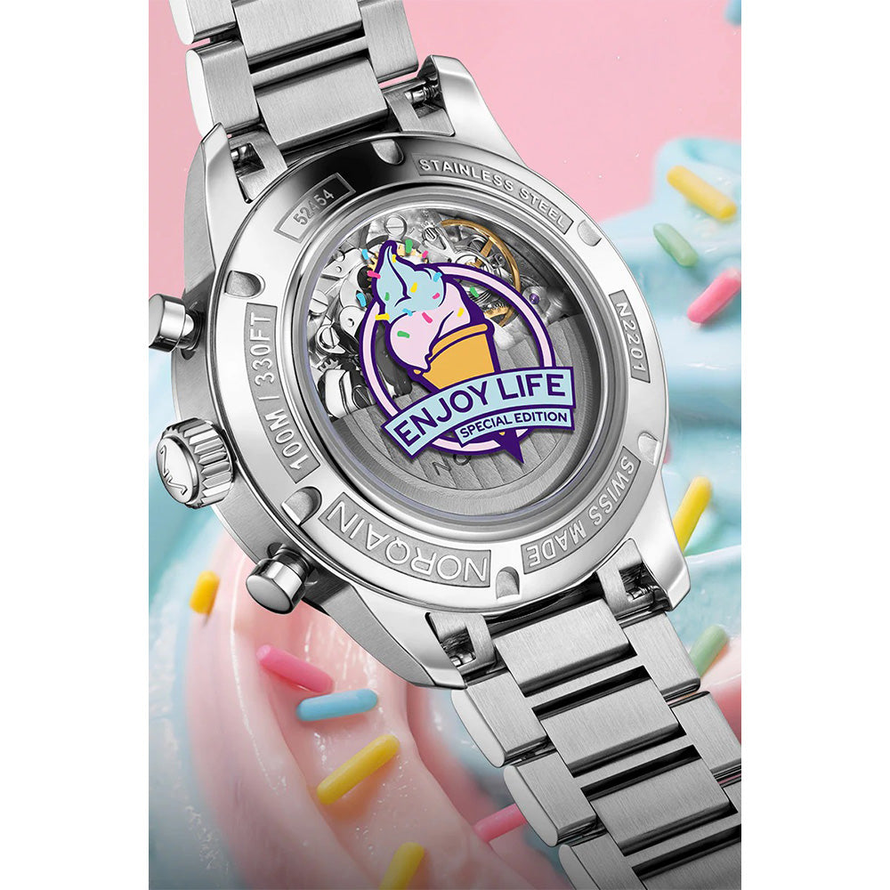 フリーダム クロノ Enjoy Life "Sprinkles" 自動巻き 40mm N2201.19S04.K01