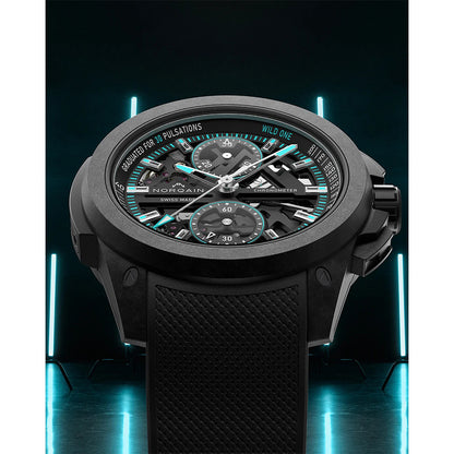 ワイルドワン スケルトン クロノ 自動巻き 42mm N3002.40Q01.B07.R01