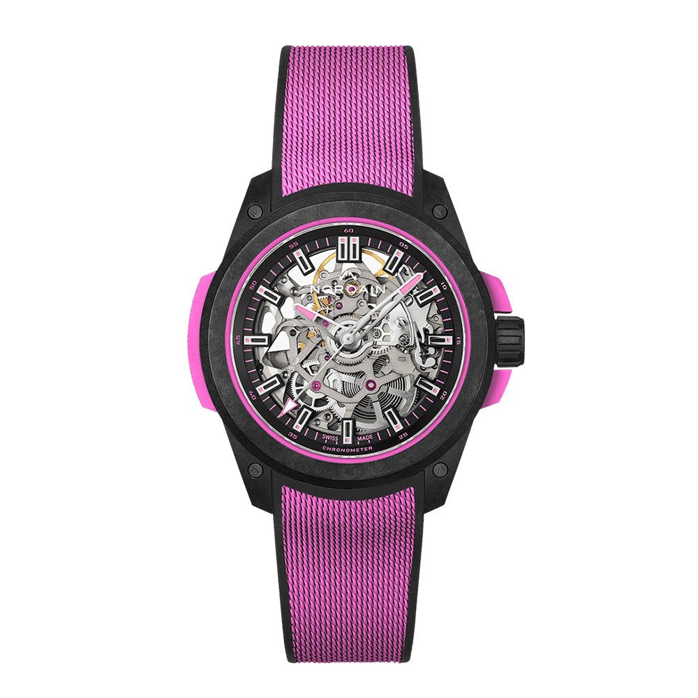 ワイルドワン スケルトン 自動巻き  39mm ハイパーピンク NNQ3001QBPI1AS/B003/3W2PIBR