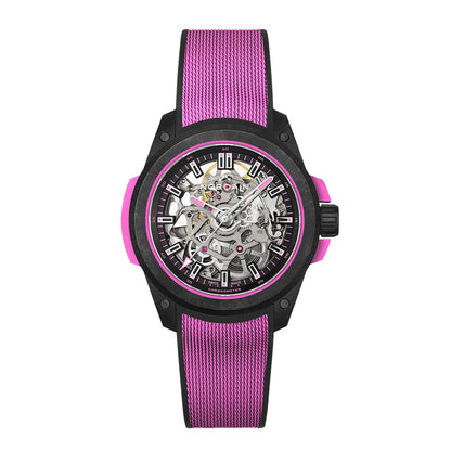 ワイルドワン スケルトン 自動巻き  39mm ハイパーピンク NNQ3001QBPI1AS/B003/3W2PIBR