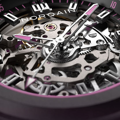 ワイルドワン スケルトン 自動巻き  39mm ハイパーピンク NNQ3001QBPI1AS/B003/3W2PIBR