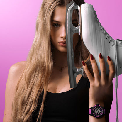 ワイルドワン スケルトン 自動巻き  39mm ハイパーピンク NNQ3001QBPI1AS/B003/3W2PIBR