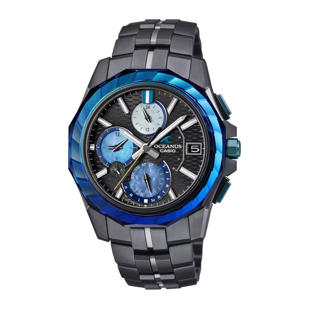 Indigo Ocean-阿波藍- 世界限定700本 シリアルナンバー入り Manta S6000 Series 電波ソーラー OCW-S6000AP-1AJR