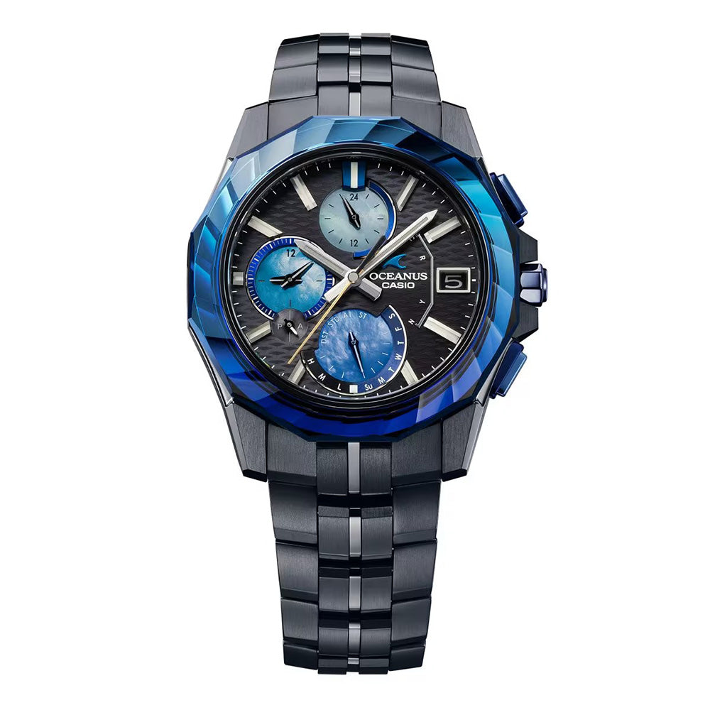Indigo Ocean-阿波藍- 世界限定700本 シリアルナンバー入り Manta S6000 Series 電波ソーラー OCW-S6000AP-1AJR