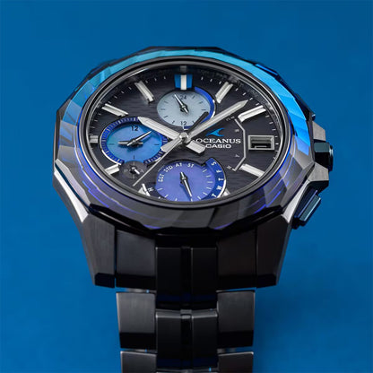 Indigo Ocean-阿波藍- 世界限定700本 シリアルナンバー入り Manta S6000 Series 電波ソーラー OCW-S6000AP-1AJR