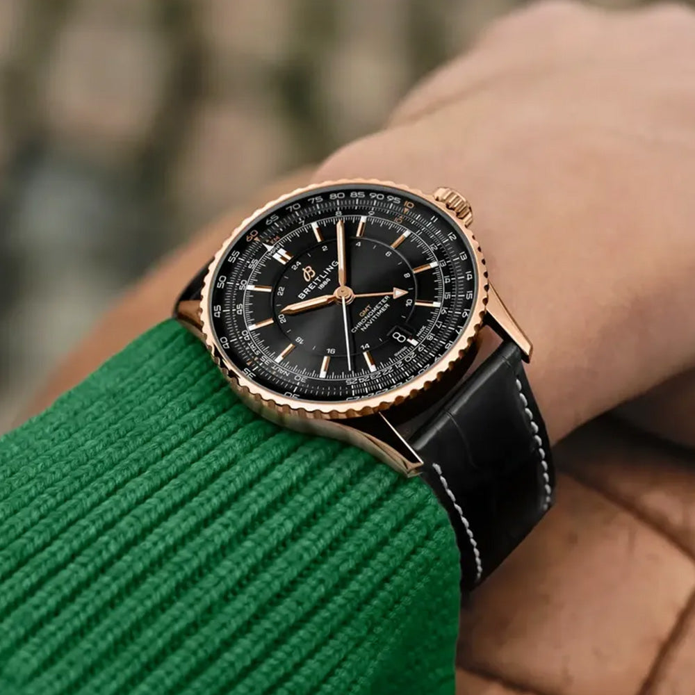 ナビタイマー オートマチック GMT 41 ジャパン リミテッド 41mm 自動巻 R323101A1B1P1