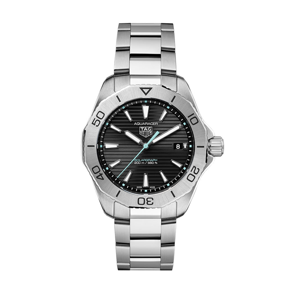 タグホイヤー TAG HEUER WBP1114.BA0000 アクアレーサー プロフェッショナル200 デイト ソーラー メンズ 良品 箱・保証書付き_870378 タグ・ホイヤー アクアレーサー プロフェッショナル200 ソーラーグラフ