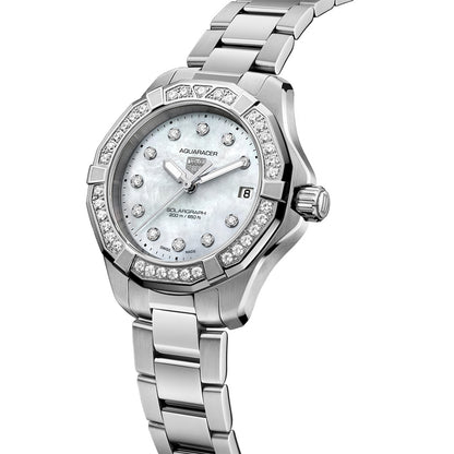 アクアレーサー プロフェッショナル200 ソーラーグラフ ソーラークォーツ 34 mm WBP1314.BA0005